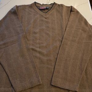 Industrial Rags v neck pullover